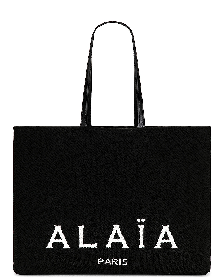 

Маленькая большая сумка Alaïa, цвет Noir