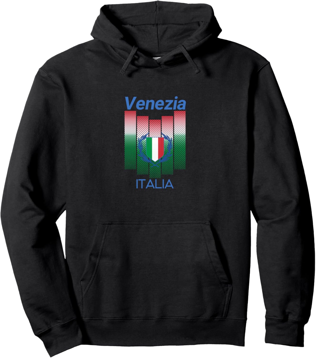 

Худи «Отдых в Венеции и итальянская гордость» Venezia Souvenir Apparel, черный