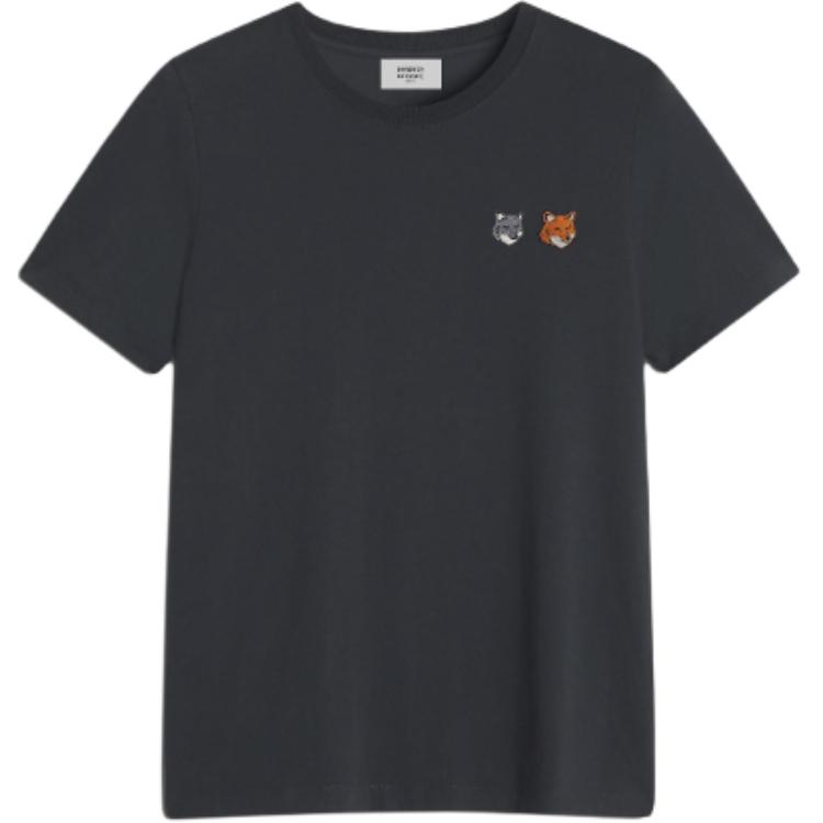 

Футболка Regular Maison Kitsuné Double Bold Fox Head Maison Kitsune, Anthracite