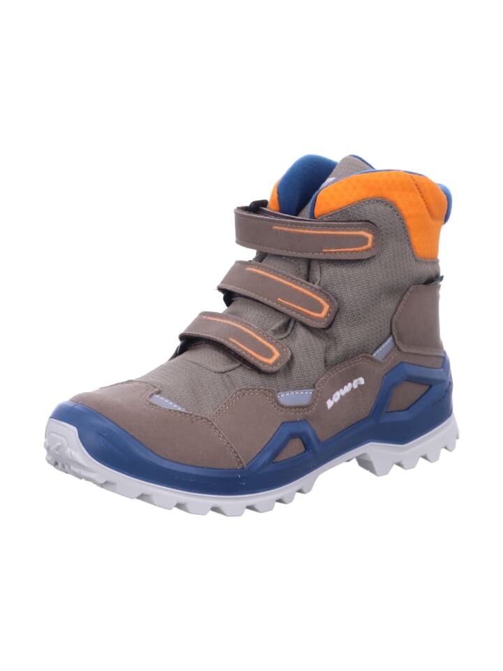 

Сапоги LOWA Jungen Stiefel MILO EVO GTX MID JR, цвет braun/orange