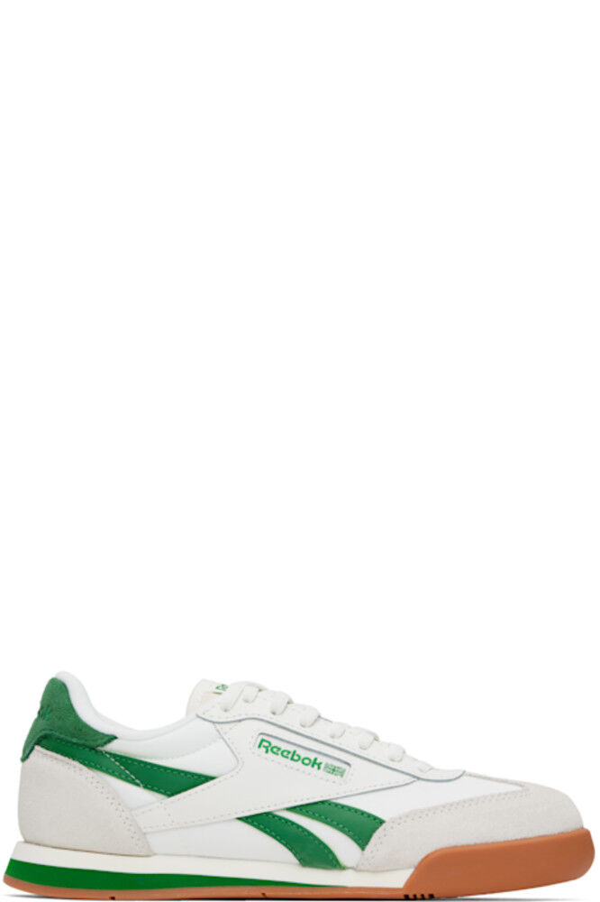 

Белые и зеленые кроссовки Campio XT Reebok Classics