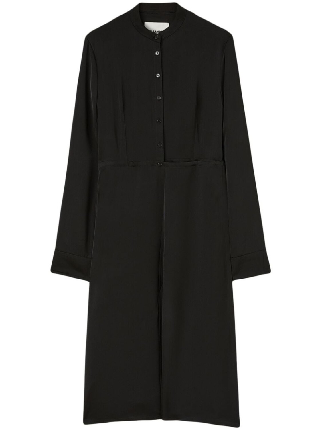 

Jil Sander платье-рубашка на пуговицах, черный