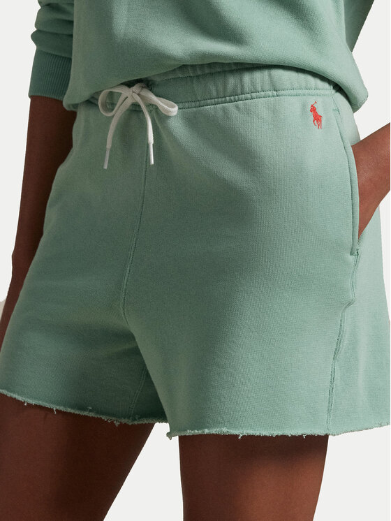 Спортивные шорты прямого кроя 211965103007 Polo Ralph Lauren, зеленый — фото 4