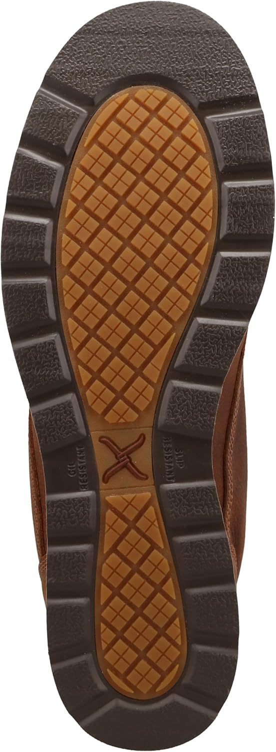 Ботинки Twisted X Men's 6 Work Boot с носком Мок-Тоу и Нано-Тоу, коричневый — фото 2