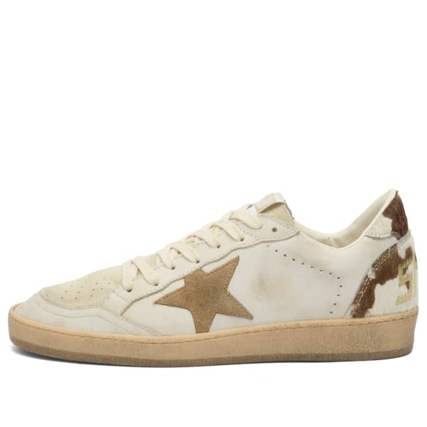 Кроссовки Ballstar Golden Goose, White, Eggnog & Caramel