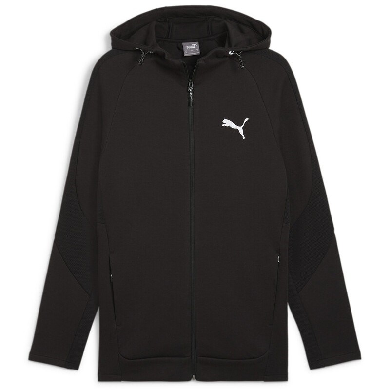 

Мужская толстовка с капюшоном на молнии evostripe dk Puma, черный