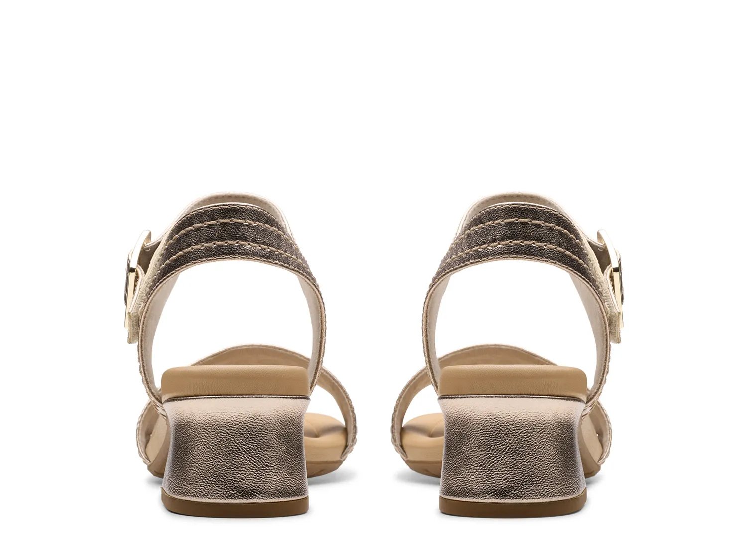 Сандалии Clarks Desirae Coast Sandal, Rose Gold Metallic — фото 3