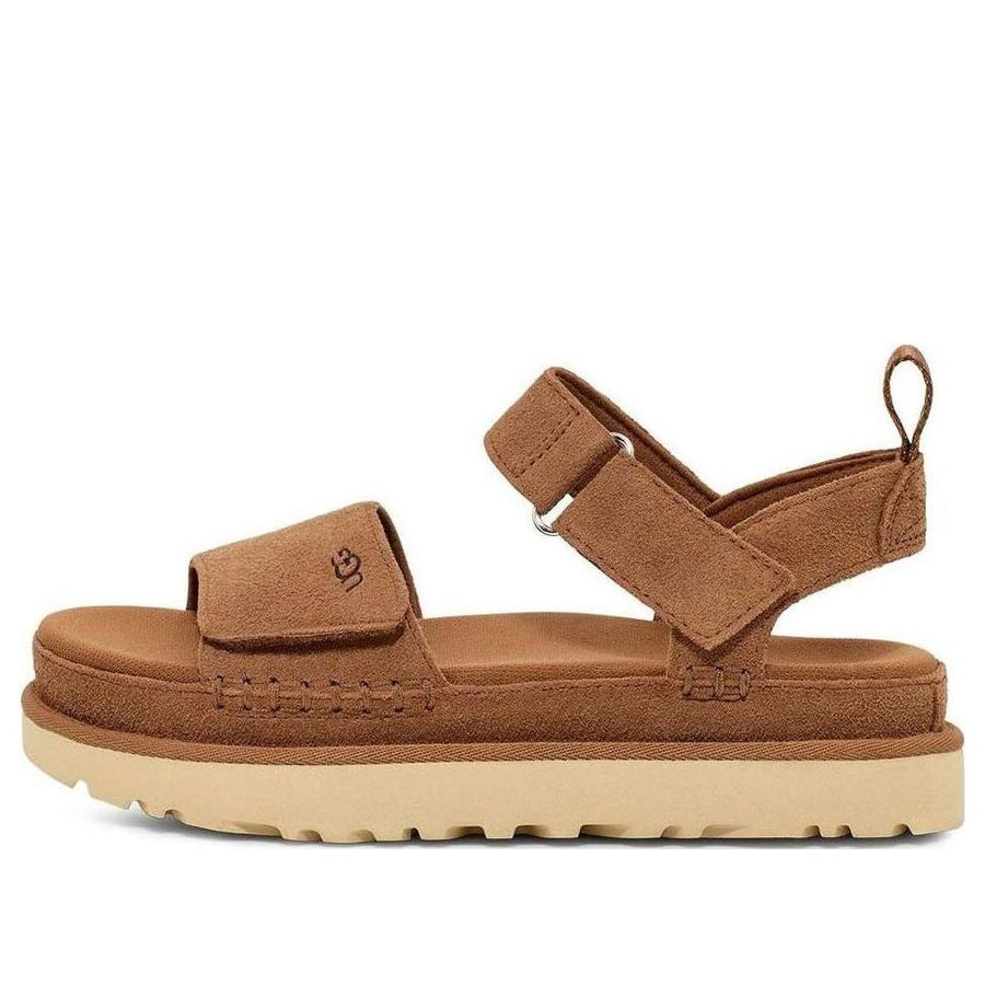 Сандалии (WMNS) UGG Goldenstar Platform Sandal 'Chestnut', желто-коричневый