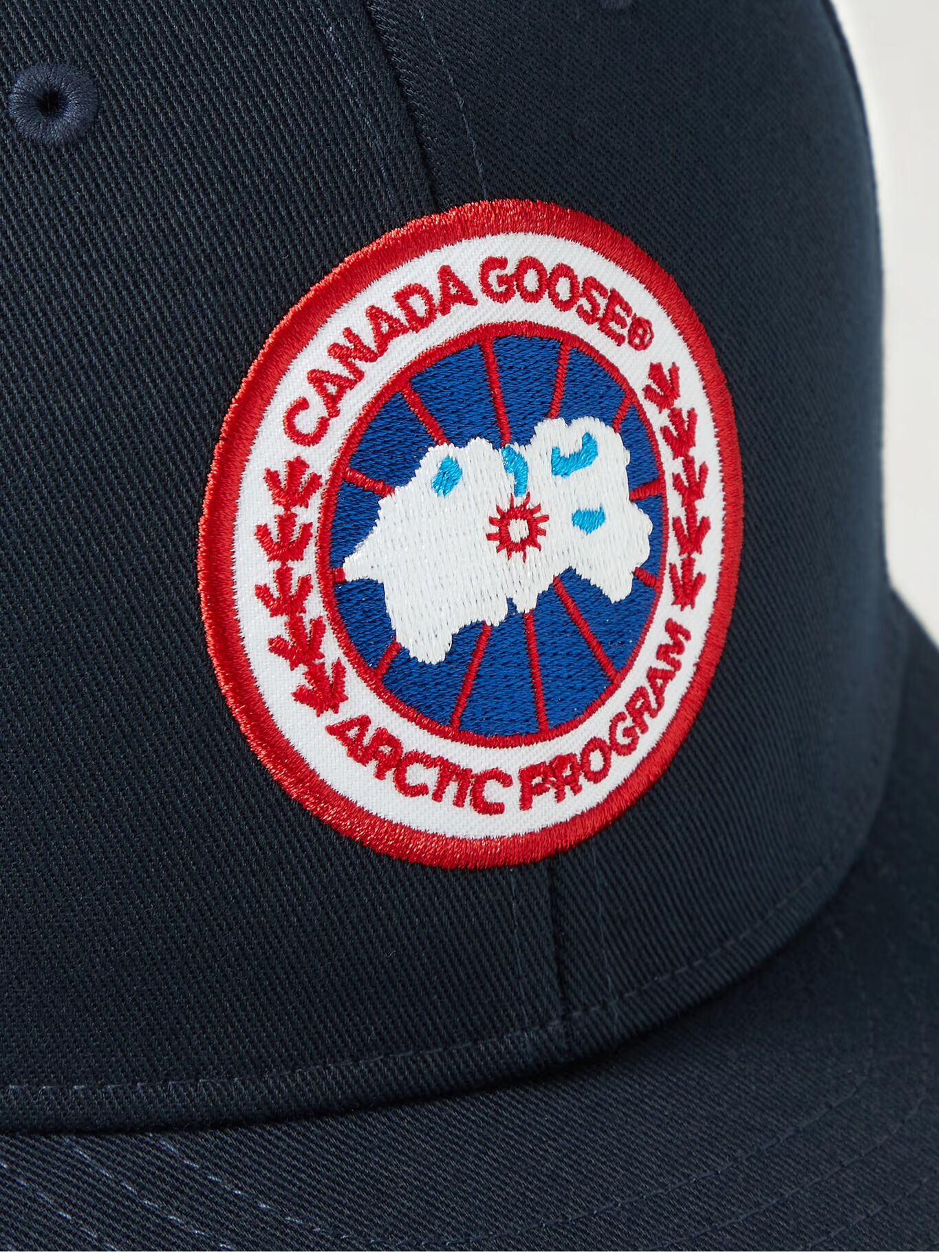 

Бейсболка из твила с аппликацией логотипа Arctic CANADA GOOSE, темно-синий