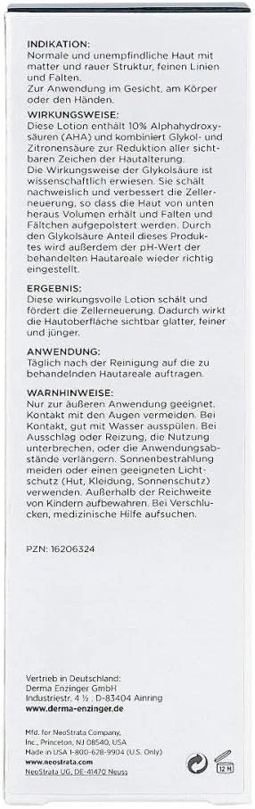 Разглаживающий лосьон для тела «Glycolic Renewal Smoothing Lotion 10 AHA» от NEOSTRATA, 200 мл ‎Neostrata — фото 4