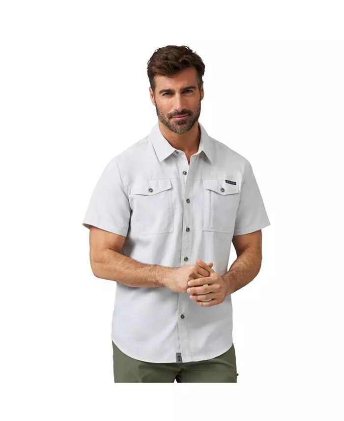 

Мужская рубашка с коротким рукавом Expedition из нейлона Rip-Stop Free Country, серый