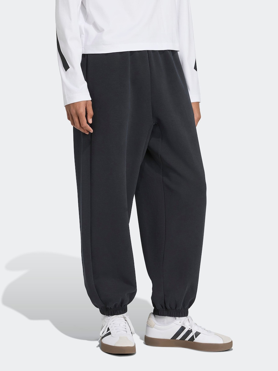 Зауженные спортивные брюки ADIDAS SPORTSWEAR Soft Luxe, черный — фото 2