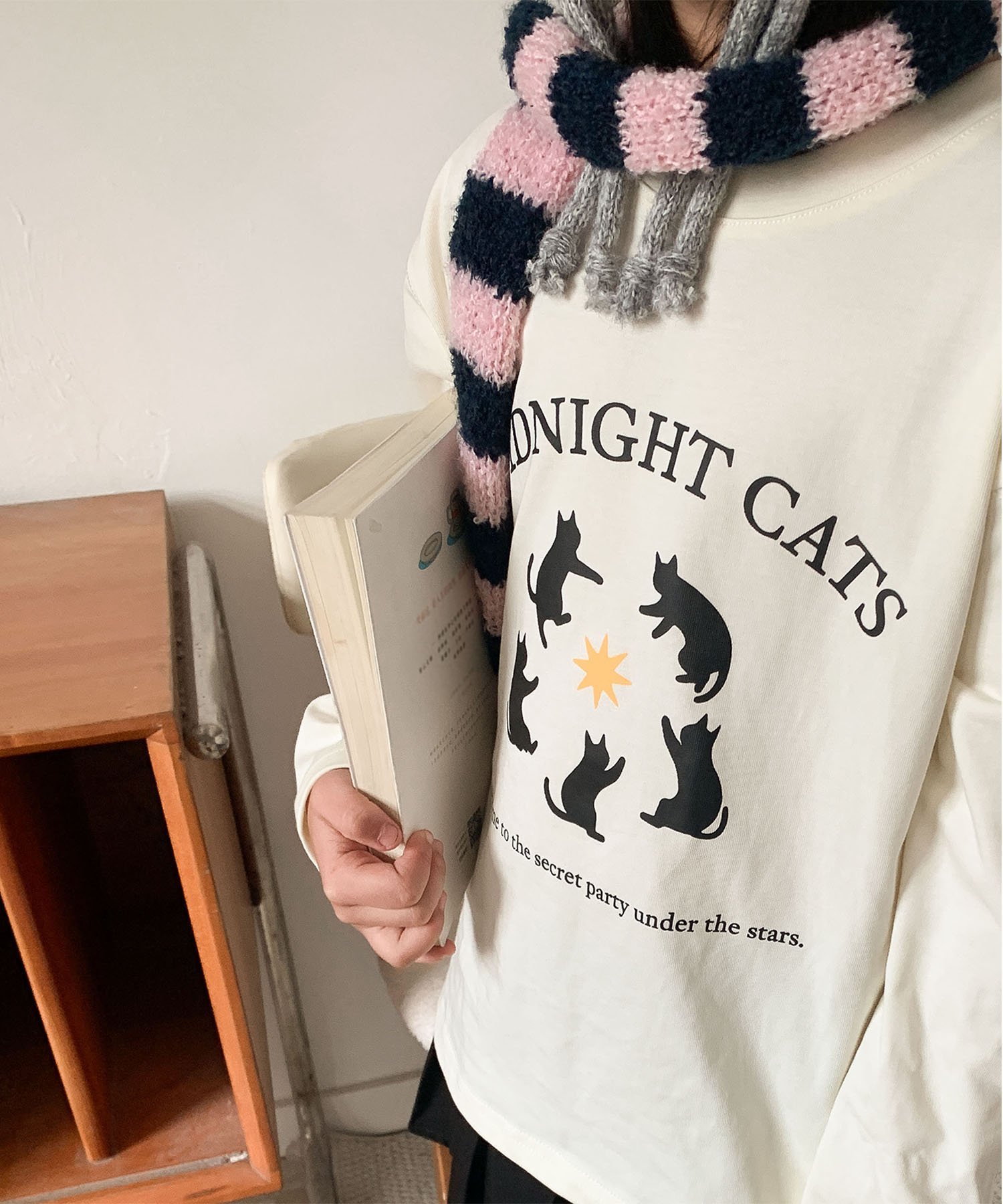 Детская длинная футболка с принтом [aimoha-KIDS-] Aimoha Kids, beige — фото 2