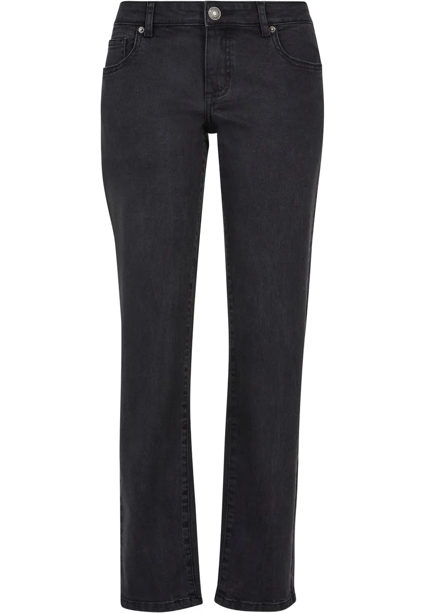 

Удобные джинсы URBAN CLASSICS " Urban Classics Women's Ladies Low Waist Straight Denim Pants" (1 шт.), цвет Blackwashed