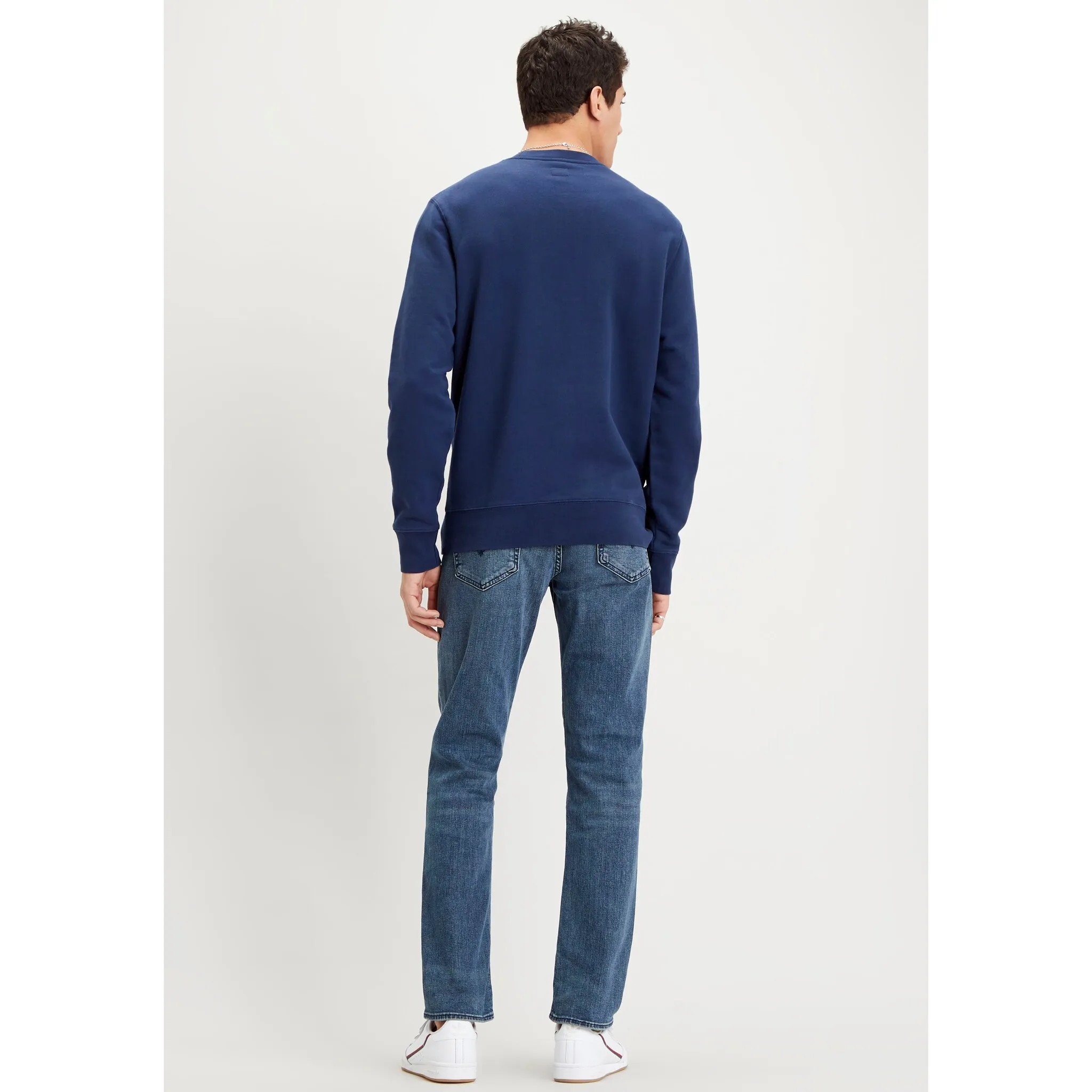 Толстовка Levi's "SWEATSHIRT NEW ORIGINAL CREW", цвет морской волны — фото 2