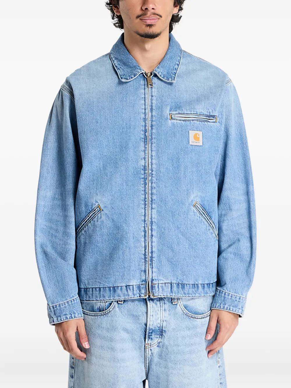 

Куртка с карманом на молнии CARHARTT WIP, синий