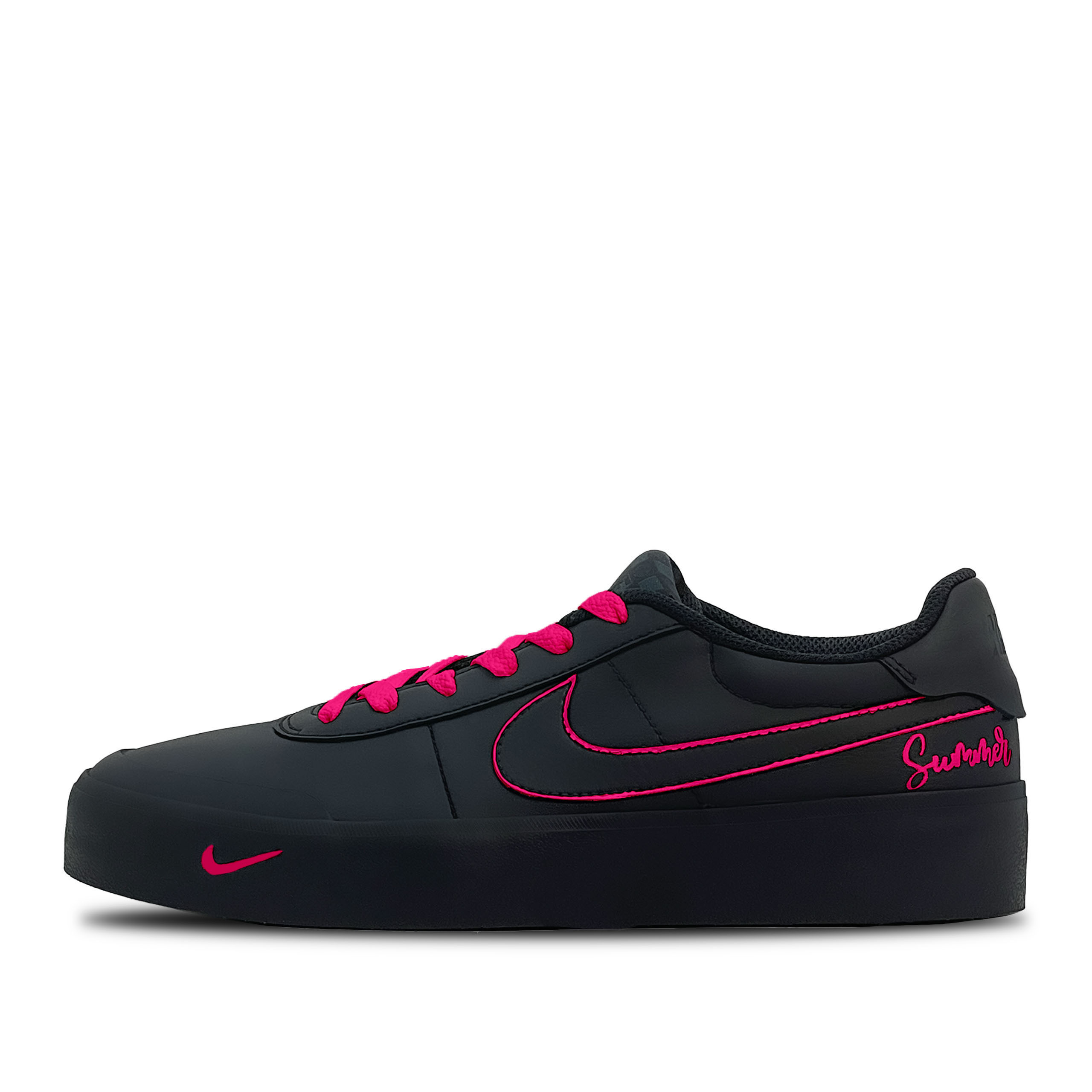 

Nike Кроссовки Court Shot Phantom Red, износостойкие, низкие, для скейтбординга, мужские, черные