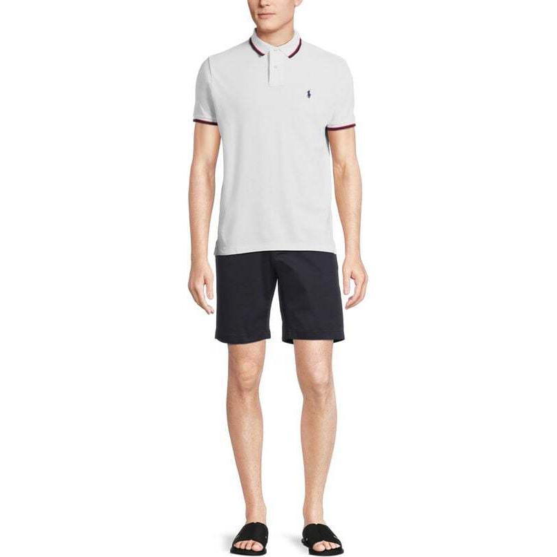 Поло с вышивкой пони и короткими рукавами Polo Ralph Lauren, белый — фото 4