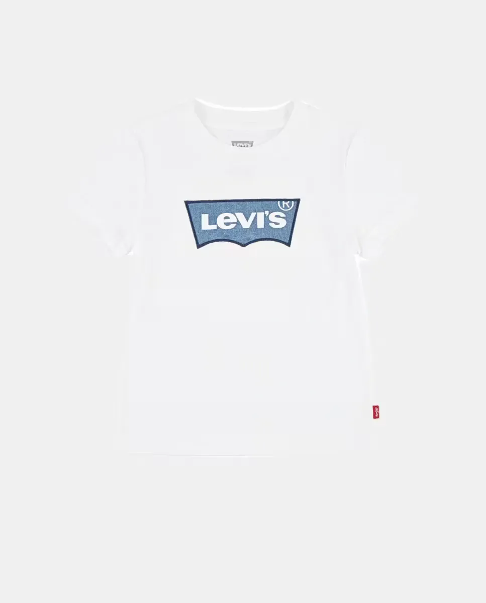Levi's Моя первая футболка с летучей мышью, белый
