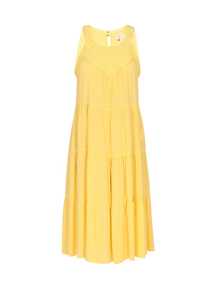 

IZIA Женское платье желтого цвета