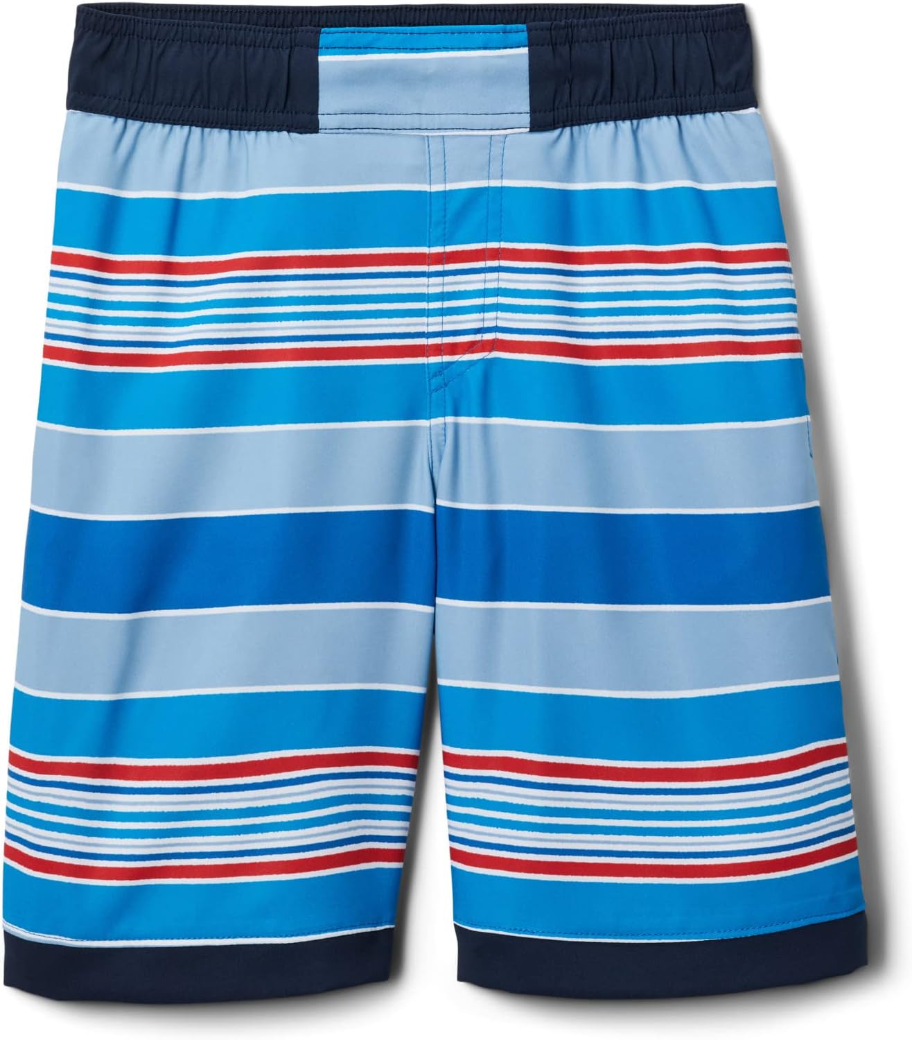 

Шорты Columbia Boys Sandy Shores для серфинга, влагоотводящие, с защитой от ультрафиолета, Bright Indigo Danby Stripe/Collegiate Navy