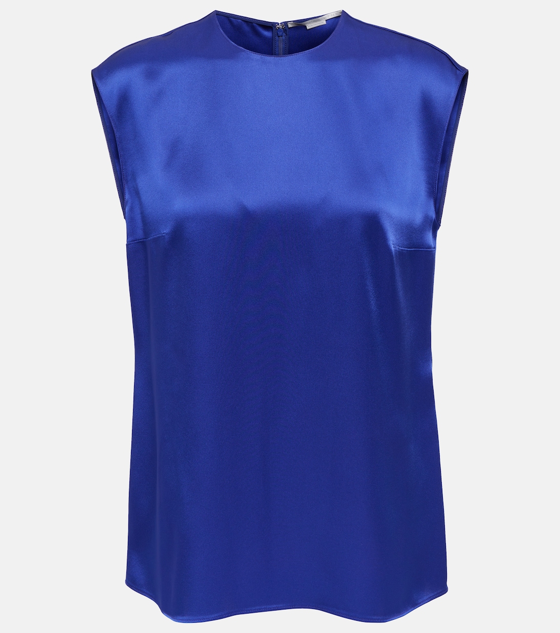 

Атласный топ Stella McCartney, Sapphire Blue