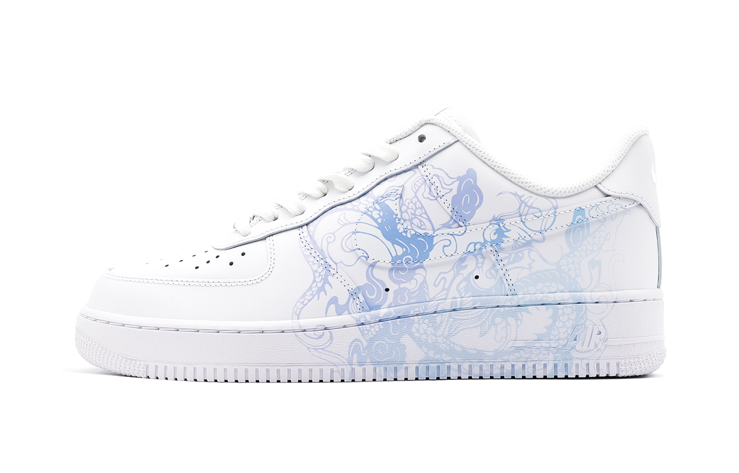 

Кроссовки Nike Air Force 1 Skateboarding Shoes Women's Low-top White/Green/Blue, лазурный, Синий, Кроссовки Nike Air Force 1 Skateboarding Shoes Women's Low-top White/Green/Blue, лазурный