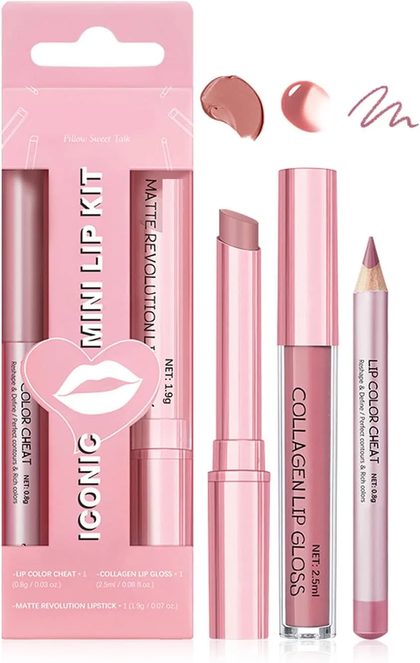 Набор для губ Matte Lip Liner Pencil Oxxggkao 3 предмета