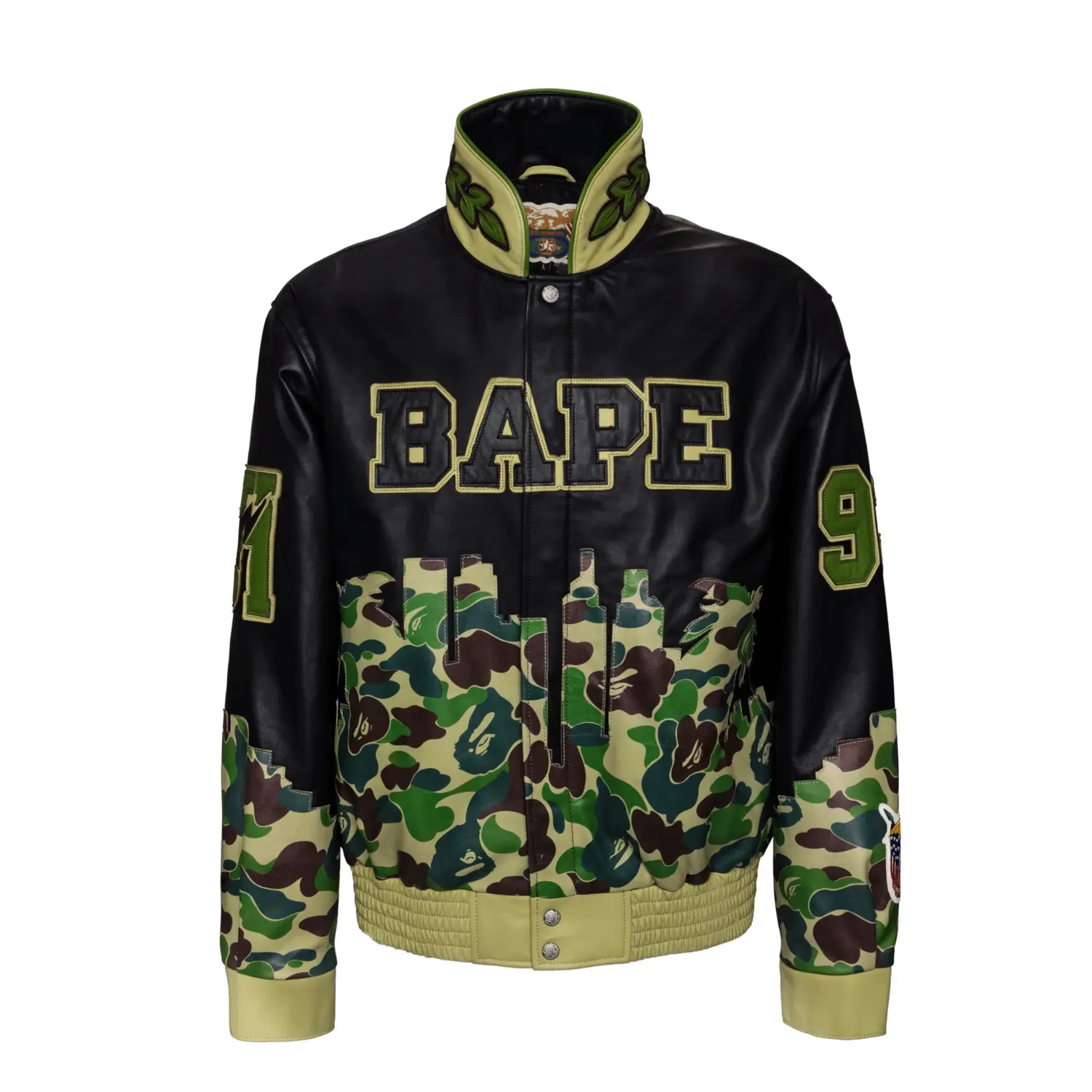 

A BATHING APE Куртка унисекс черная, Black