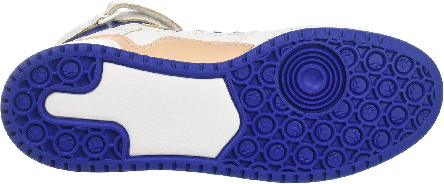 Мужские баскетбольные кроссовки Adidas Forum Mid (Wrap), Multicoloured Ftwr White Collegiate Royal Ftwr White — фото 4