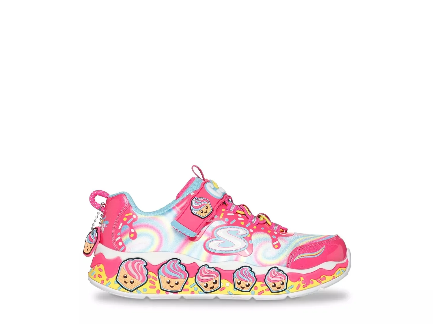 Кроссовки Skechers Sweet Kickz Cupcake Cutie — детские, розовые, многоцветные — фото 3
