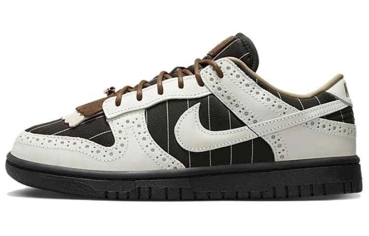 Женские кроссовки для скейтбординга Nike Dunk Low, Черно-белый