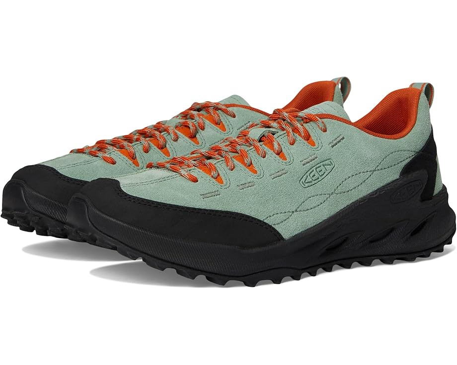 

Треккинговые кроссовки KEEN Jasper Zionic, цвет Granite Green/Gold Flame