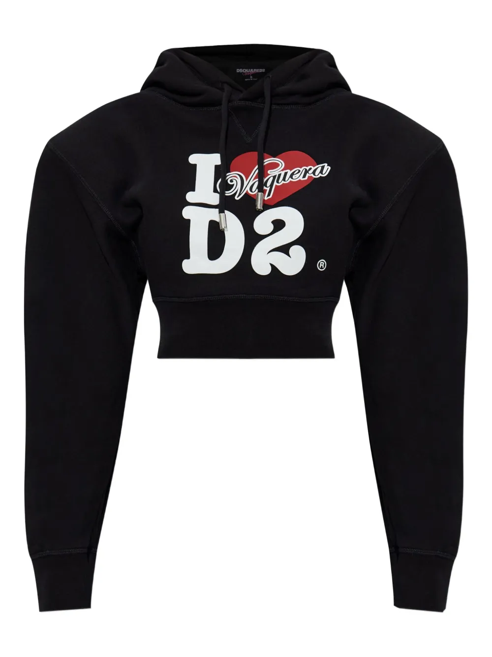 

Худи с графичным принтом Dsquared1, черный