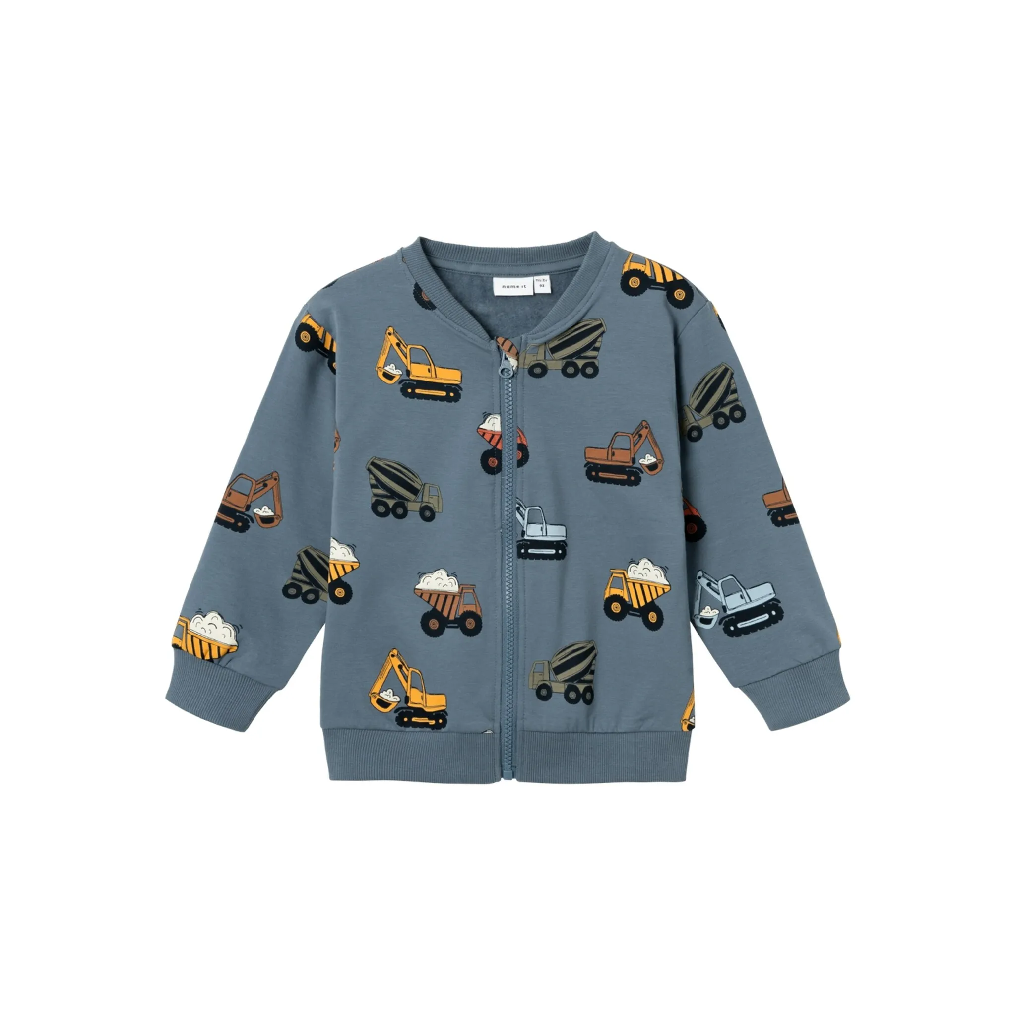

Толстовка Name It «NMMNAPPE NREG SWEAT CARD BRU», цвет Bering Sea