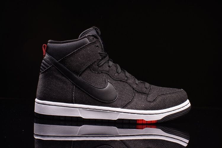 Кроссовки Nike Dunk CMFT High Black Denim, черный — фото 3