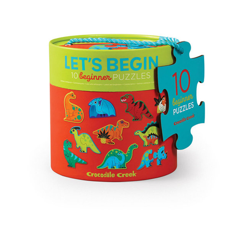 

Пазлы Crocodile Creek 2-Piece Let’S Begin Puzzle: Dinosaurs