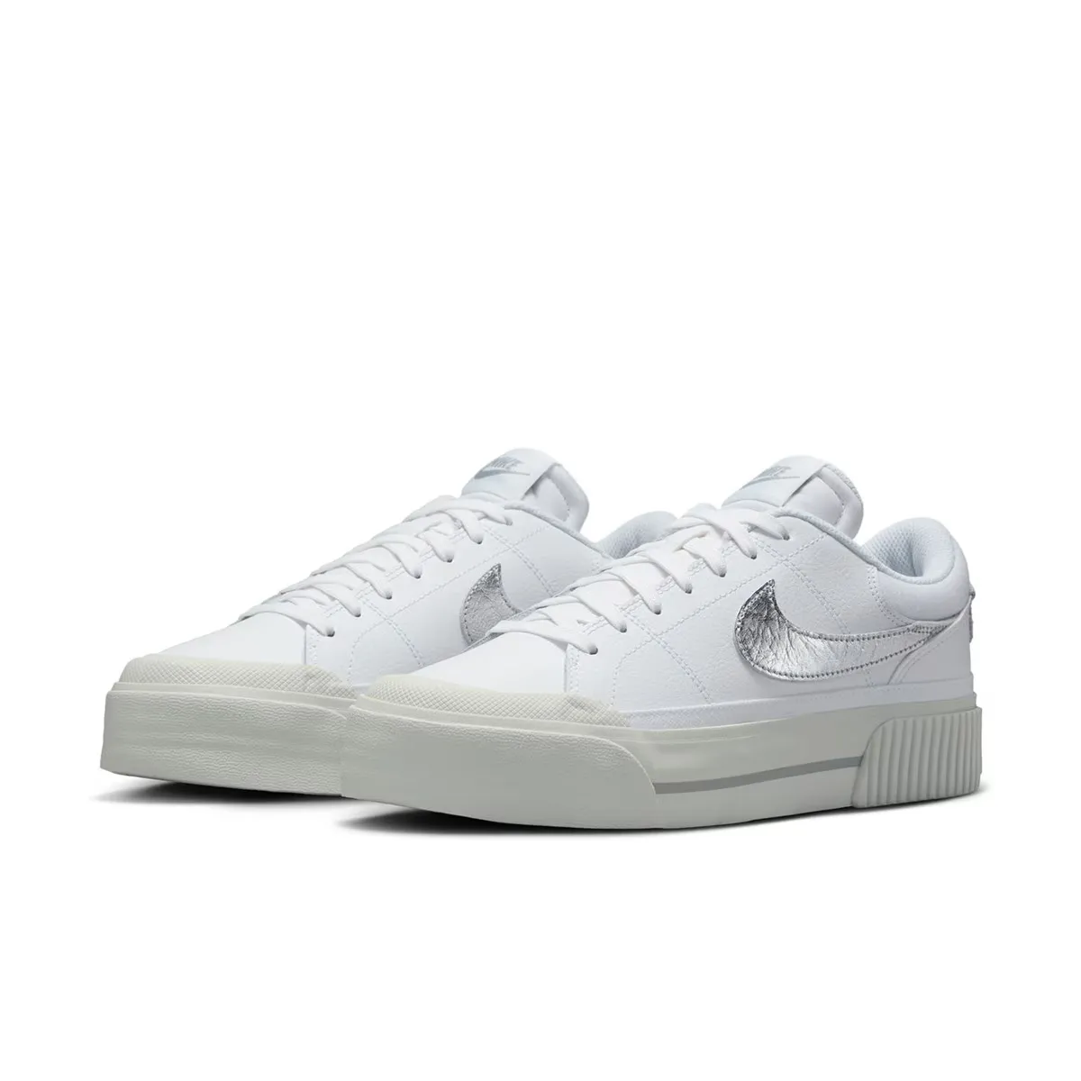 Кроссовки женские Nike WMNS COURT LEGACY LIFT повседневные, белый — фото 2