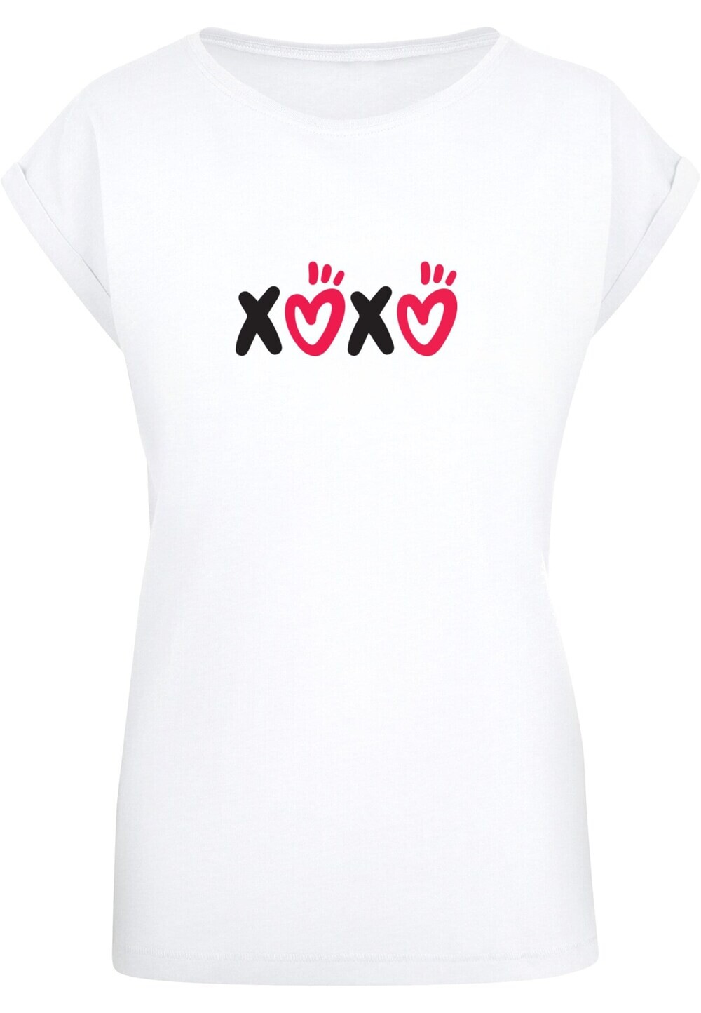 

Рубашка Merchcode Valentines Day - Xoxo, от белого