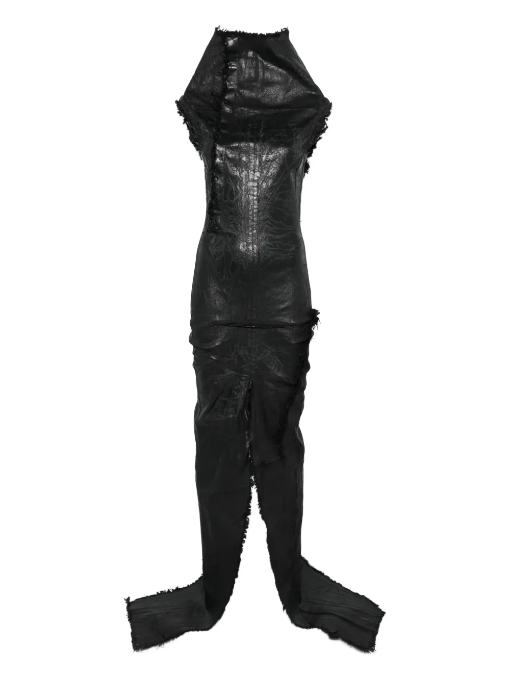 

Платье Porterville с необработанным краем Rick Owens, черный