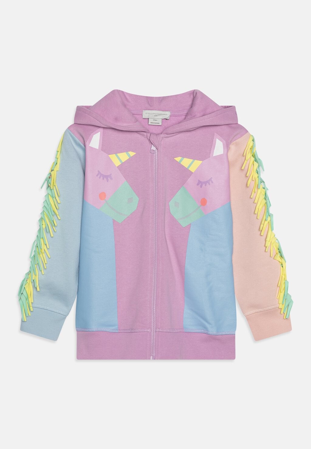 

Толстовка на молнии Cardigan Stella McCartney Kids, цвет wisteria