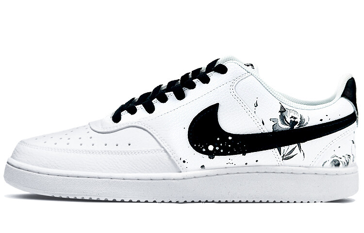 

Кроссовки Nike Court Vision 1 Skateboard Shoes Men Low-Top White Black, Черный, Кроссовки Nike Court Vision 1 Skateboard Shoes Men Low-Top White Black