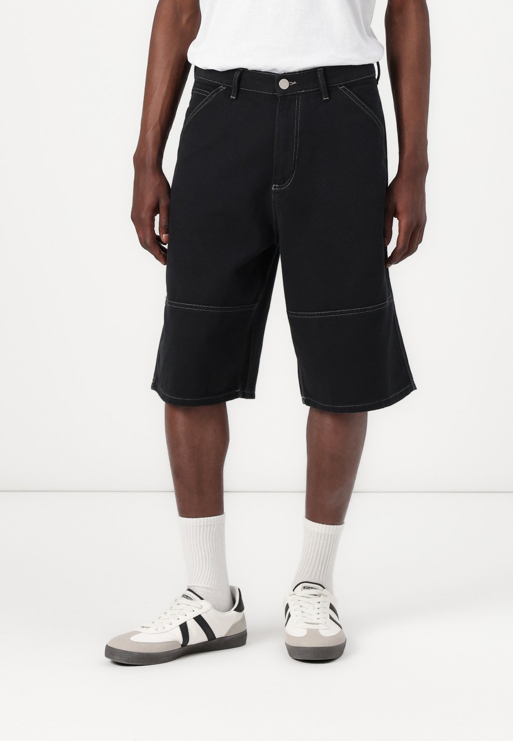 

Джинсовые шорты JPSTOWEN CONTRAST PANEL LONG Jack & Jones, черный