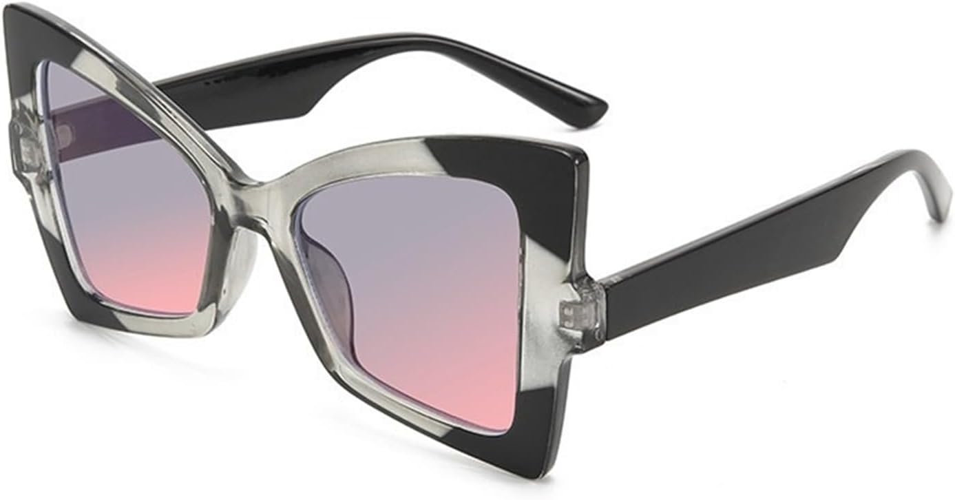 

Солнцезащитные очки «кошачий глаз» для мужчин и женщин, для отдыха на природе, отпуска, вечеринок, фотосессий, поездок на работу, декоративные солнцезащитные очки generic, Gray