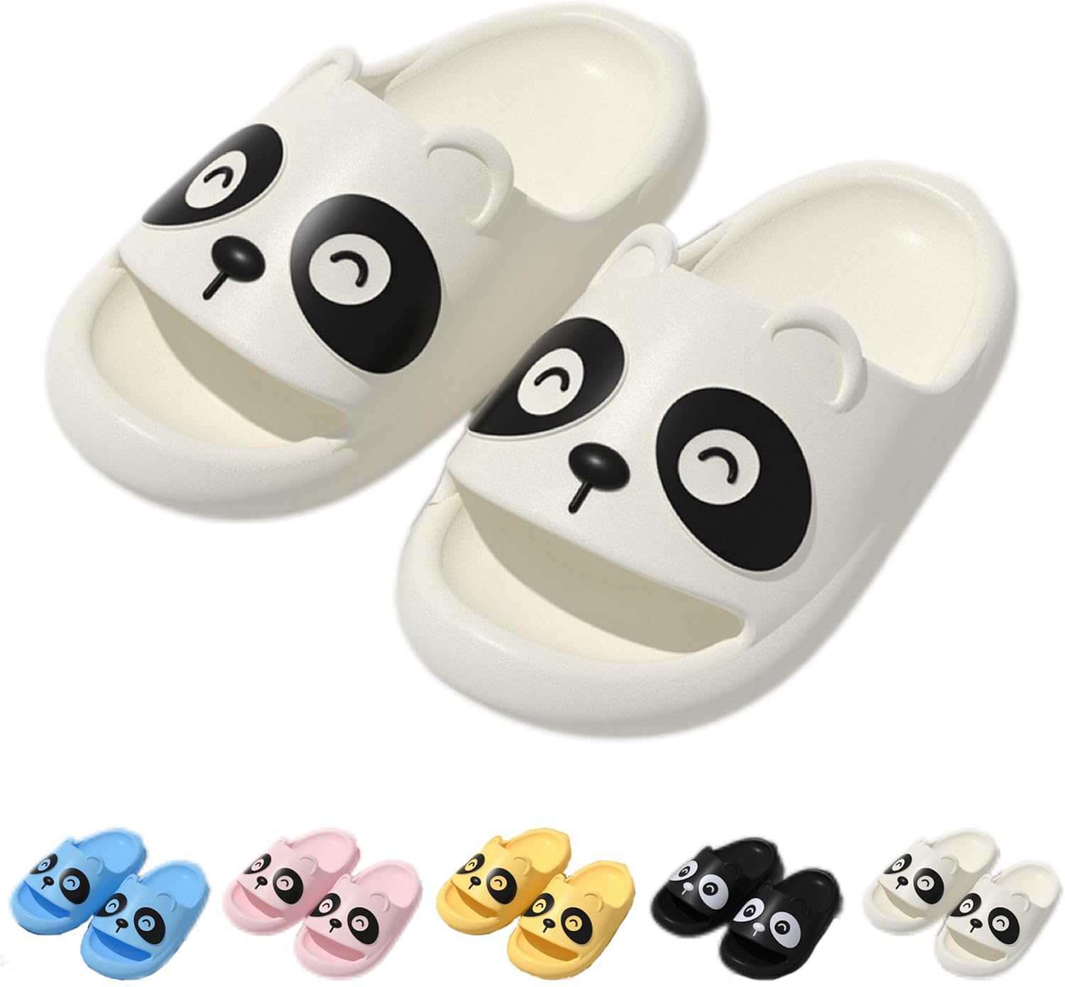 

Тапочки NTRUEML Panda для ванной, мультяшные, для мужчин и женщин, летние, новые домашние, парные, белый