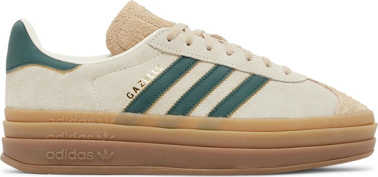 Кроссовки Wmns Gazelle Bold 'Cream Collegiate Green', кремовый