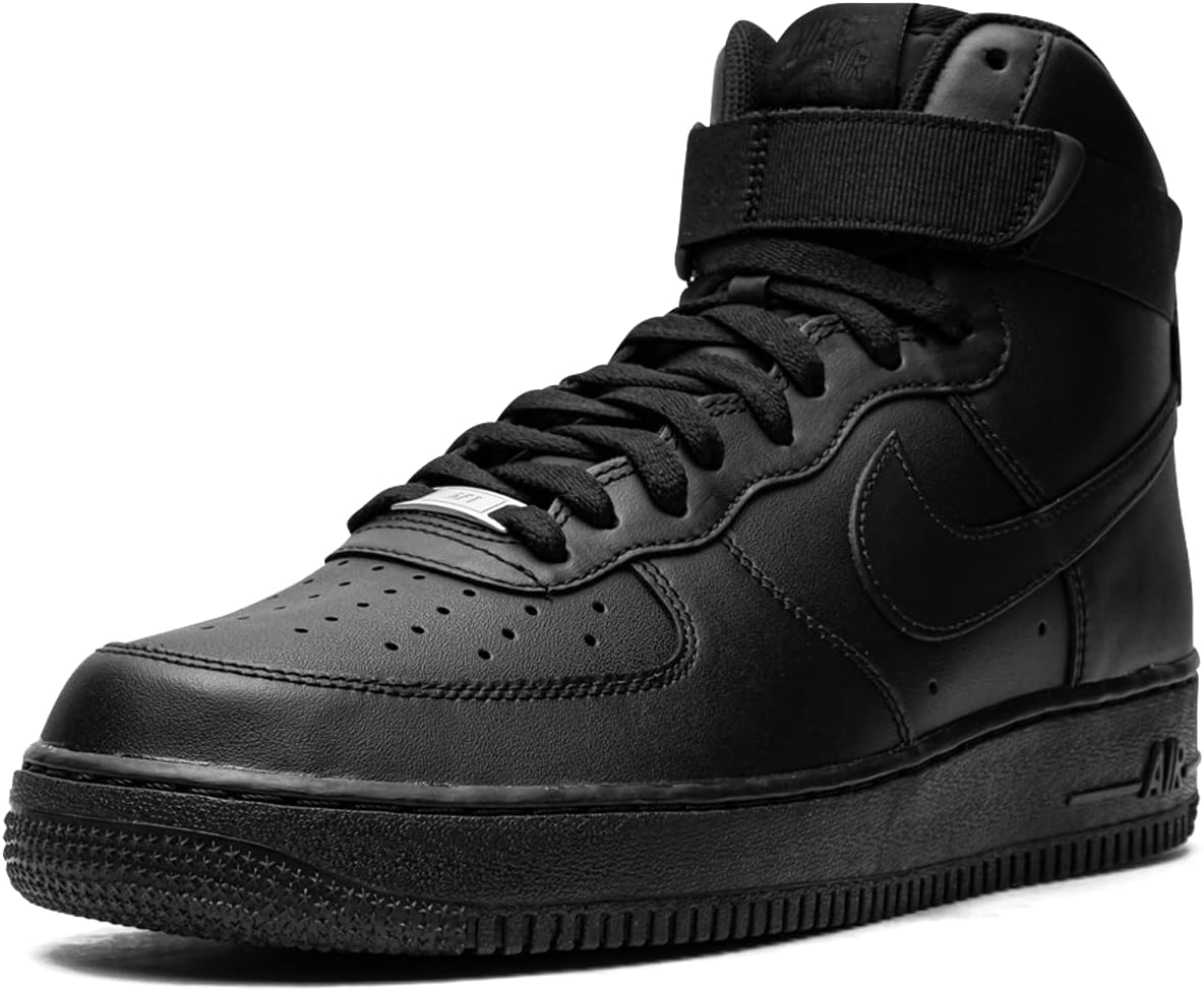 Мужские кроссовки Nike Air Force 1 '07 High, черный — фото 4