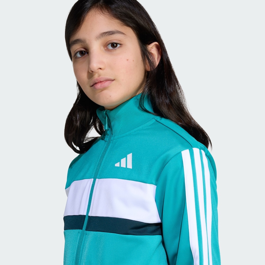 Спортивный костюм ADIDAS SPORTSWEAR Seasonal Essentials Tiberio, зеленый — фото 4