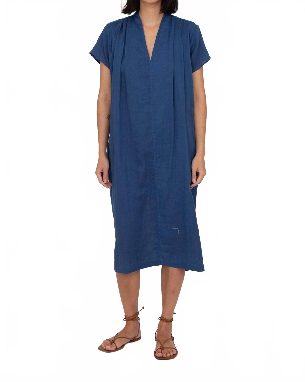 

M.PATMOS Платье Gigi с V-образным вырезом, цвет индиго