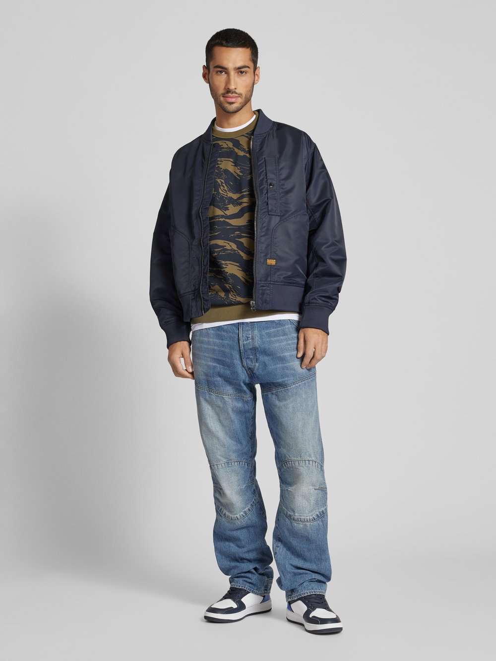 

Толстовка с вышитым логотипом G-Star Raw, оливковый